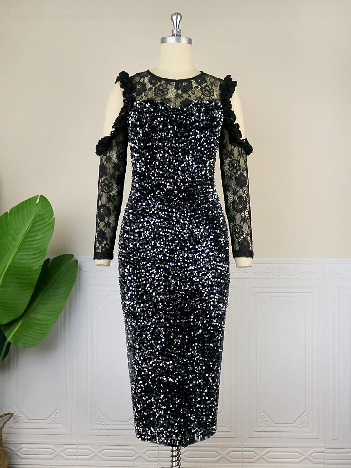 chinese dress ladies Amazon.com: LALAGEN Womens Plus Size Casual Lace Cold Shoulder Long Plain  Evening Party Maxi Dress Black L : Clothing, Shoes & Jewelry