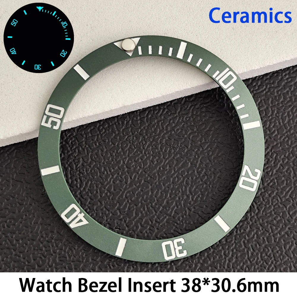 Premium 38mm Sloping Aluminum-Ceramic Bezel Insert