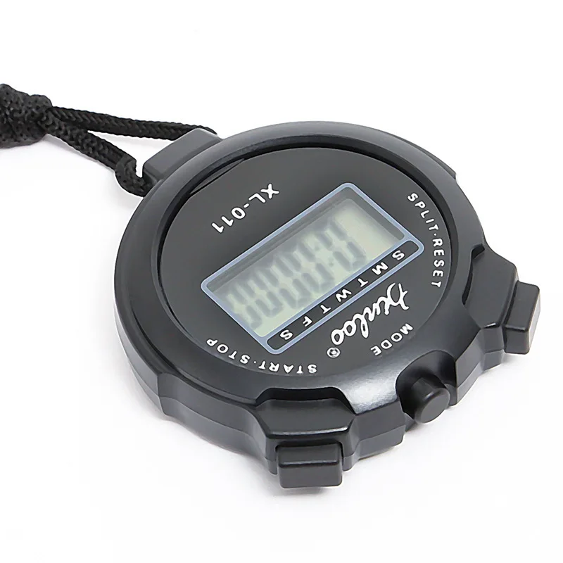Portable Handheld Sports Stop Watch Digital Display Fitness Timer Counter 4colors For Sports Stopwatch Chronograph Professional 5