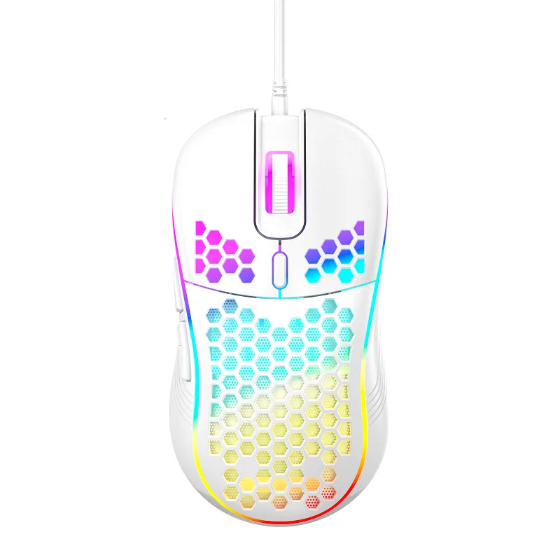 computer mouse gaming 2022 Gaming Mouse USB Wired Mice RGB Backlight 6 Keys Mouse For PC Gaming Mouse Laptop Computer Game Mouse Hollow Mice&Keyboards pink gaming mouse Mice