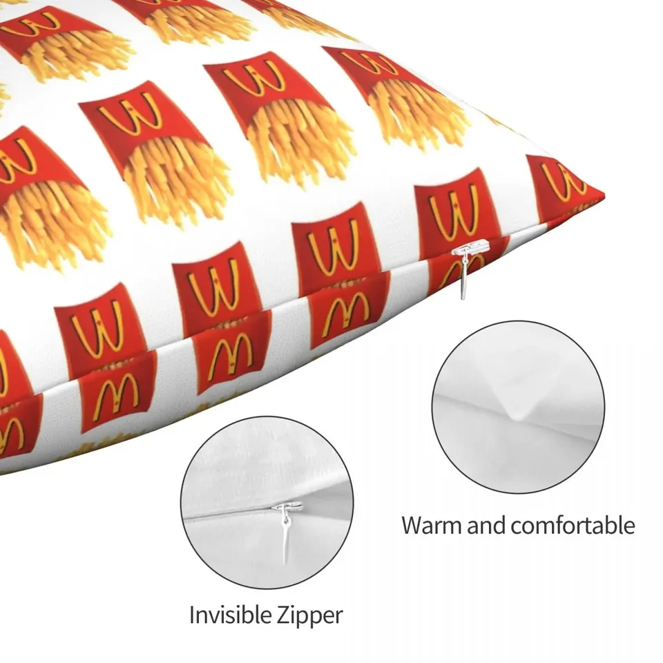 マクドナルド　枕カバー　ピローケース マクドナルド レアヴィンテージ生地 ピローケース③ なめらか生地