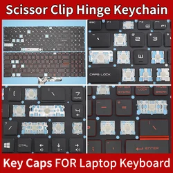 Replacement Keycap Clip & Hinge for MSI Laptop Keyboard Keys (4 Hinge)