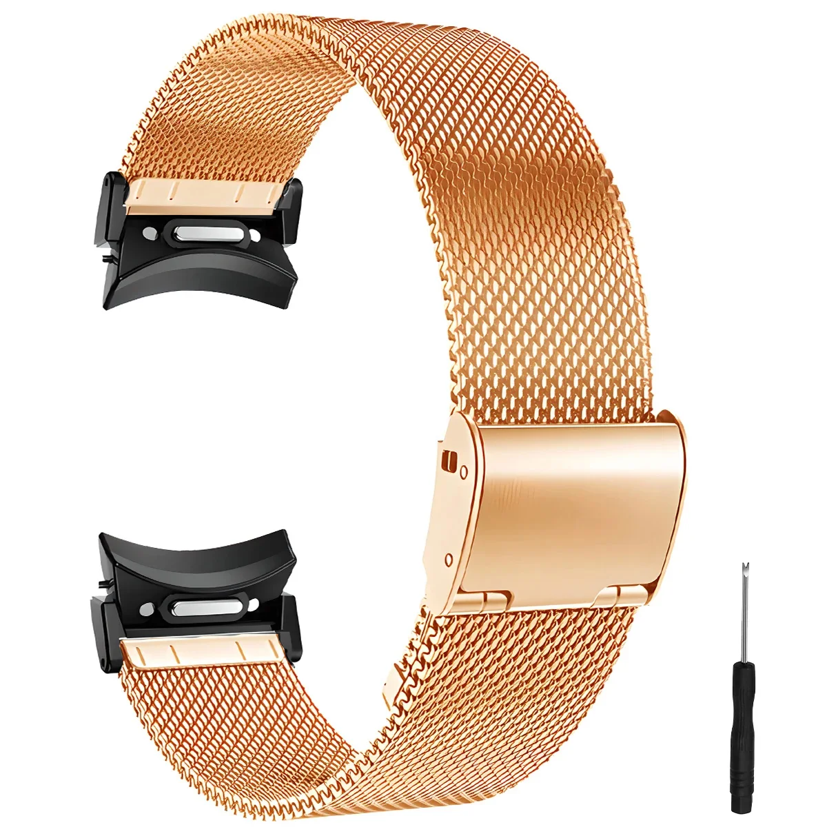 Elegant Milanese Mesh Metal Band for Smartwatch - Quick Fit Design Bracelet Strap