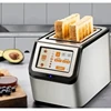 Bread Makers Smart Toaster, Touch Screen Toaster,High-speed Automatic Settings,Bagel English Muffins Toast Pastry Waffles Bread 1