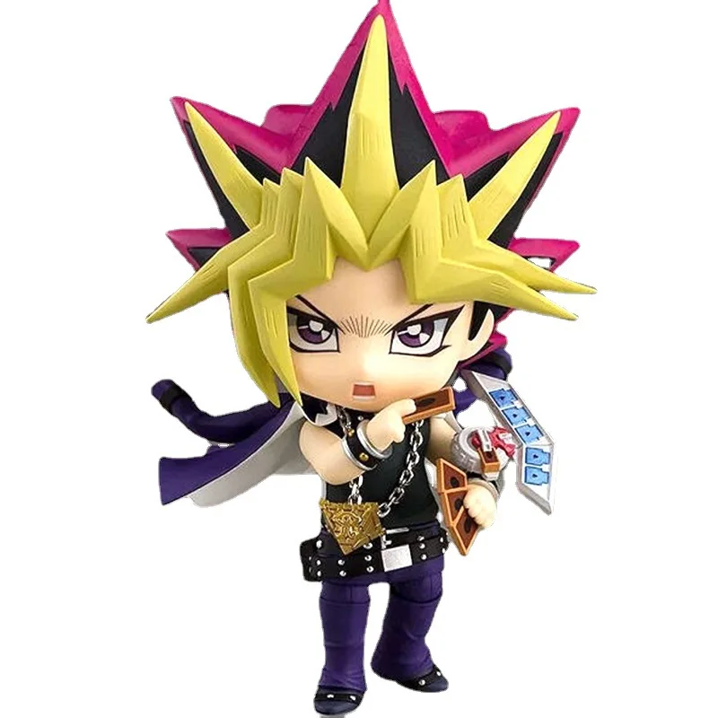 

Duel Monsters Anime Figure Q Edition Clay Man Dark Side Muto Game Movable Face Swap Box Kids Toys Funny Gift Kawai Kawaii Stuff