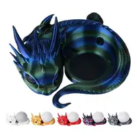 Dragon Stand for Echo Dot 4th/5th Gen Speaker Bracket , Innovative 3D Printing For Desk, Bookshelf Placement