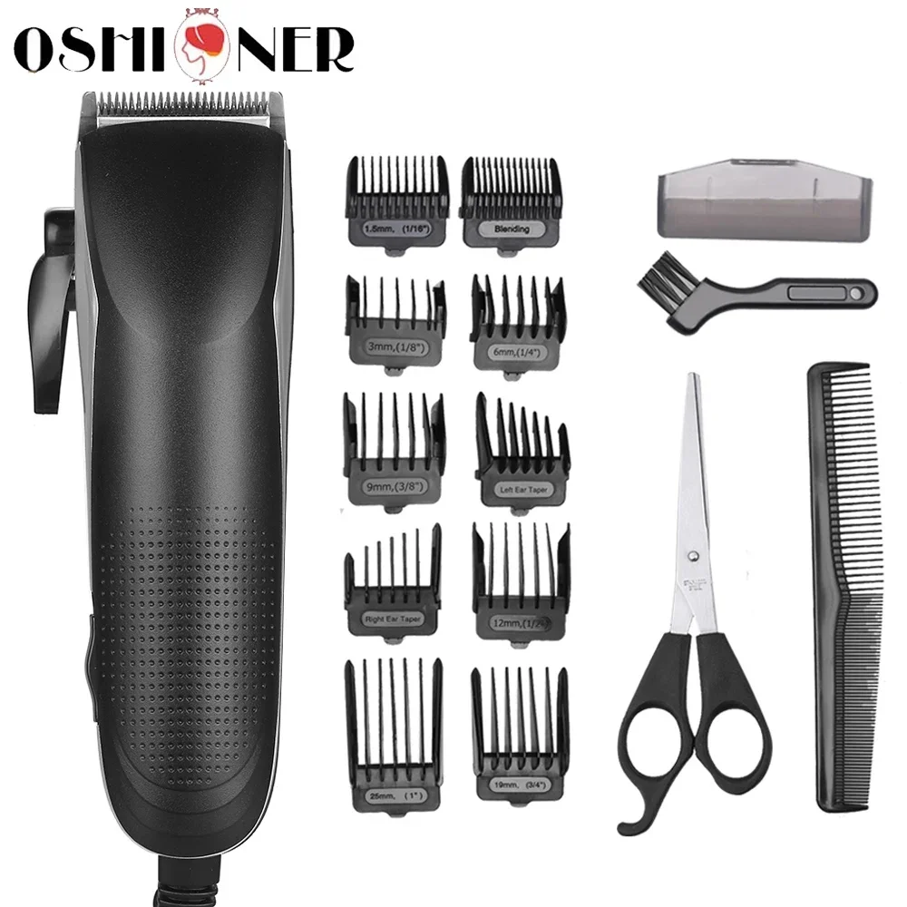 

2 в 1 профессиональный электрический триммер для волос для мужчин комбинированный комплект Водонепроницаемая машинка для стрижки волос перезаряжаемая Стрижка Парикмахерская Машинка для резки