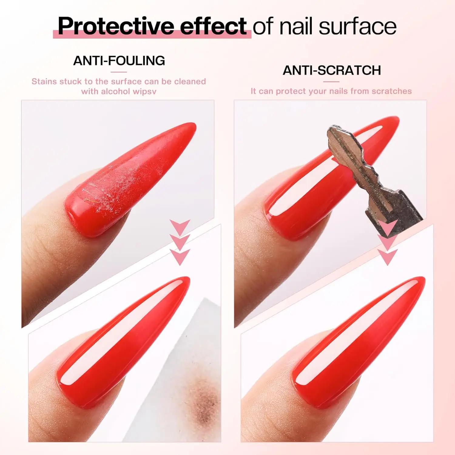 2Pcs 10ML Gel Top Coat Base Coat No Wipe Natural Nails UV Gel Nails Acrylic Long Lasting Soak Off Top Base Set nail art set nail top coat