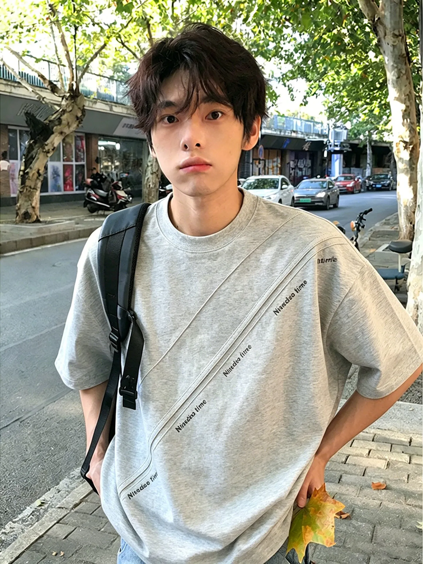 미국 하이 스트리트 타이다이 반팔 남성 티셔츠 여름 트렌디 브랜드 디컨스트럭..