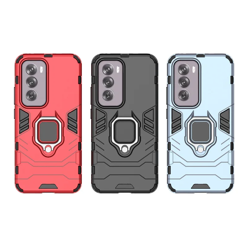 Magnetische Hülle für OPPO Reno 12 Pro 5G Reno 11 11F Schutzhülle mit Ringständerhalterung Shell Fundas Coque_voghion.com