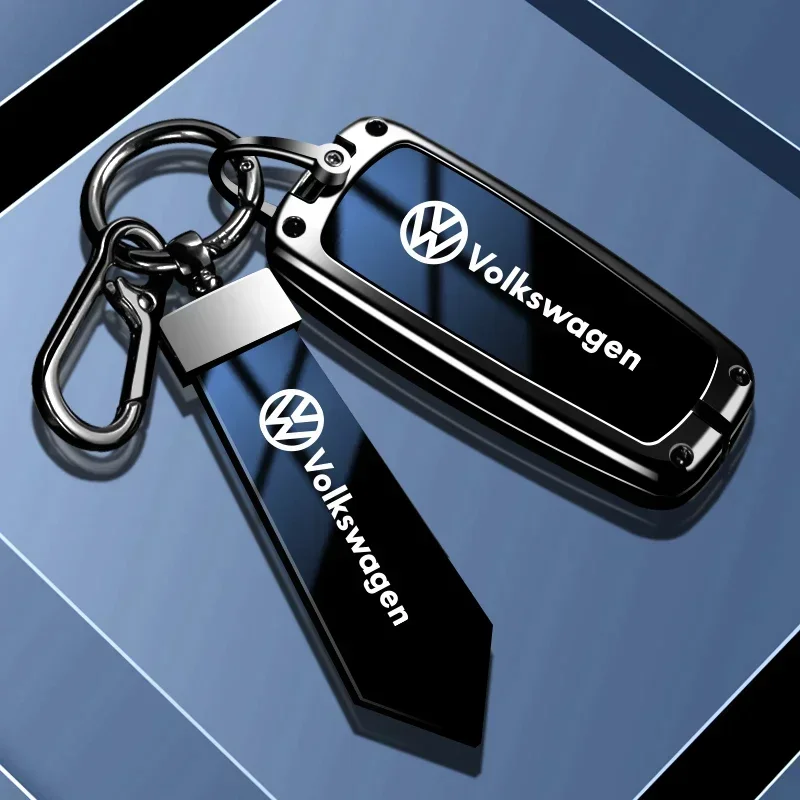 폭스바겐 VW용 스타일링 몰딩 자동차 스티커, 폭스바겐 VW CC 파사트 B6 B7 파사트 3C CC용 신형 아연 합금 자동차 키 케이스 커버