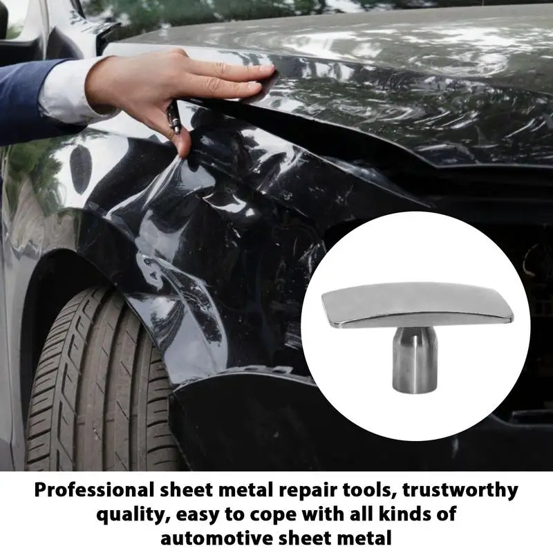 Dent Remover Tool For Car Stainless Steel Hammer Replacement Head Anti-Rust Detachable High Precision Tap Down Tools For