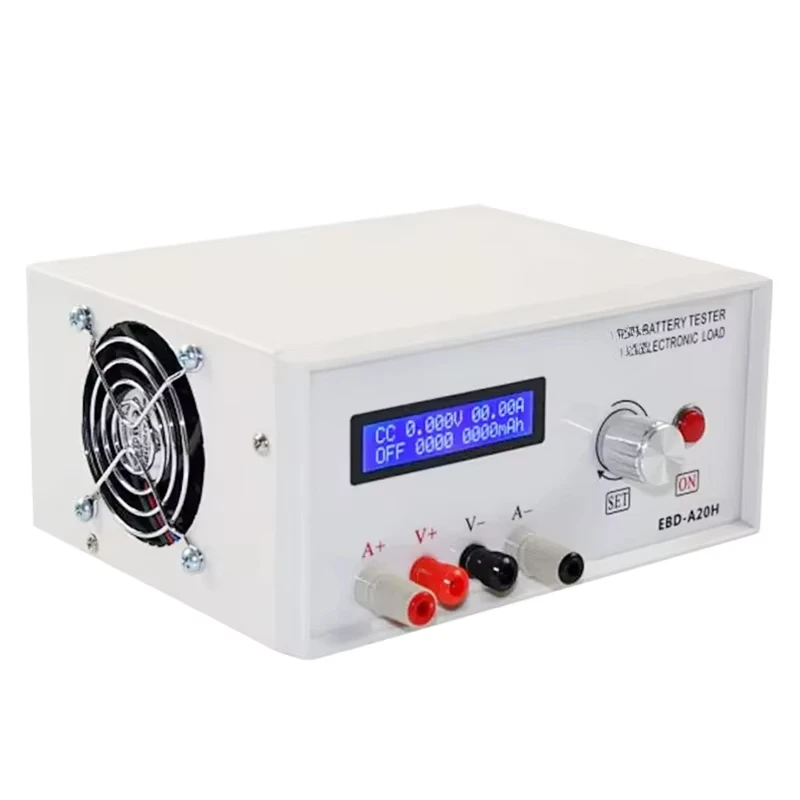 YYHC-A20H Prismatic Battery Tester Machine 20A Electronic Load Power Supply Discharge Meter Current Capacity Battery