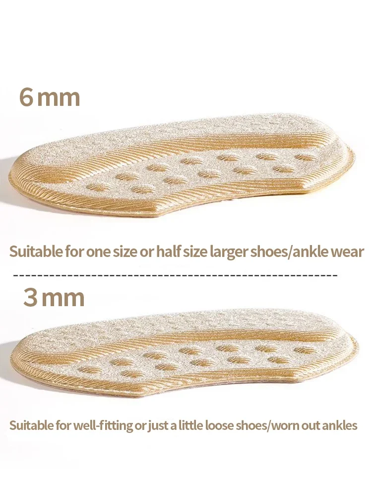 4pcs Shoe Pads for High Heels Pain Relief Anti-wear Cushion Heel Protectors Shoes Sticker Foot Care Liner Grip Insole Insert Pad