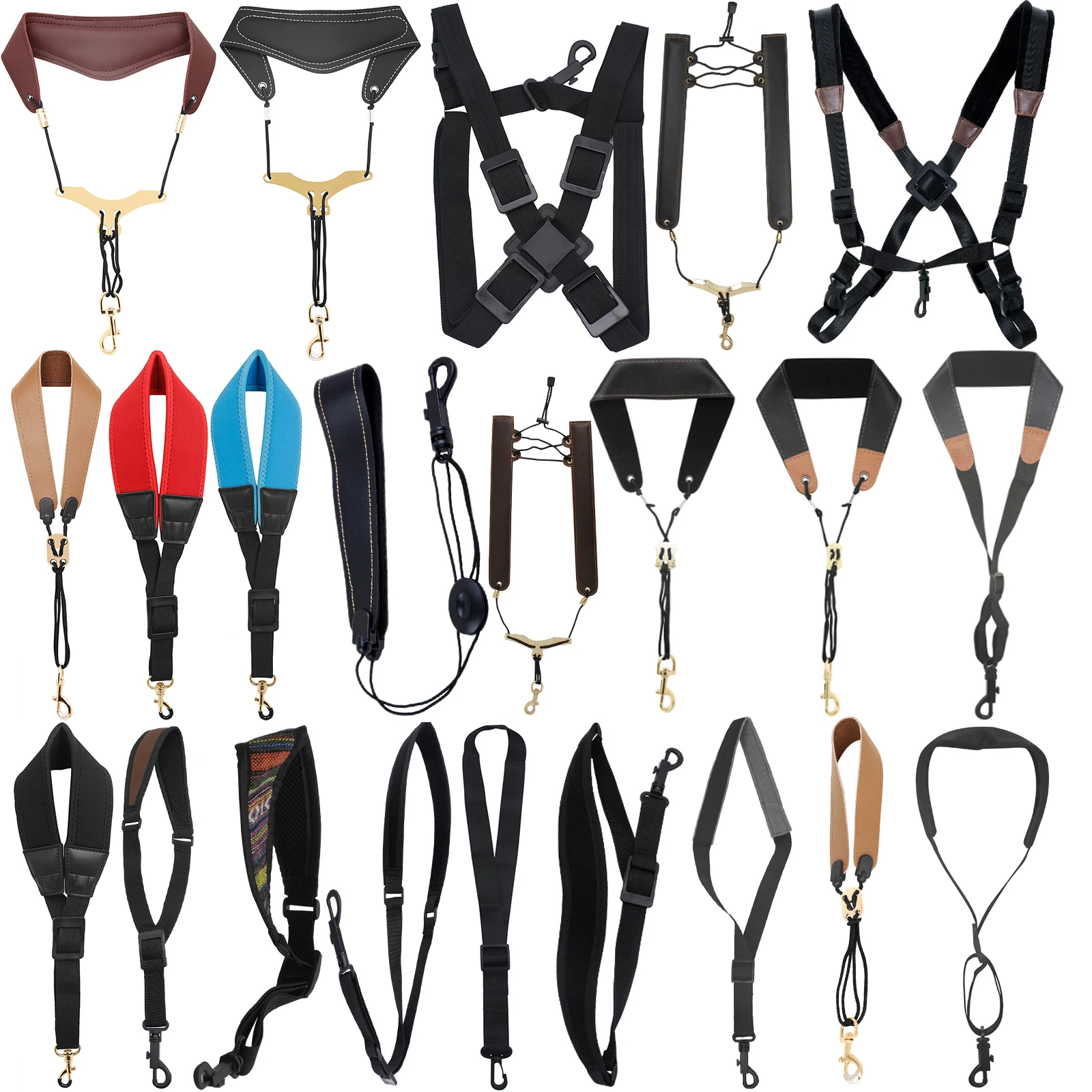 SLADE Saxophone Strap Saxophone Lanyard Neck Strap Protection Neck Sax Double Shoulder for Soprano Tenor Alto for saxophone parts accessories