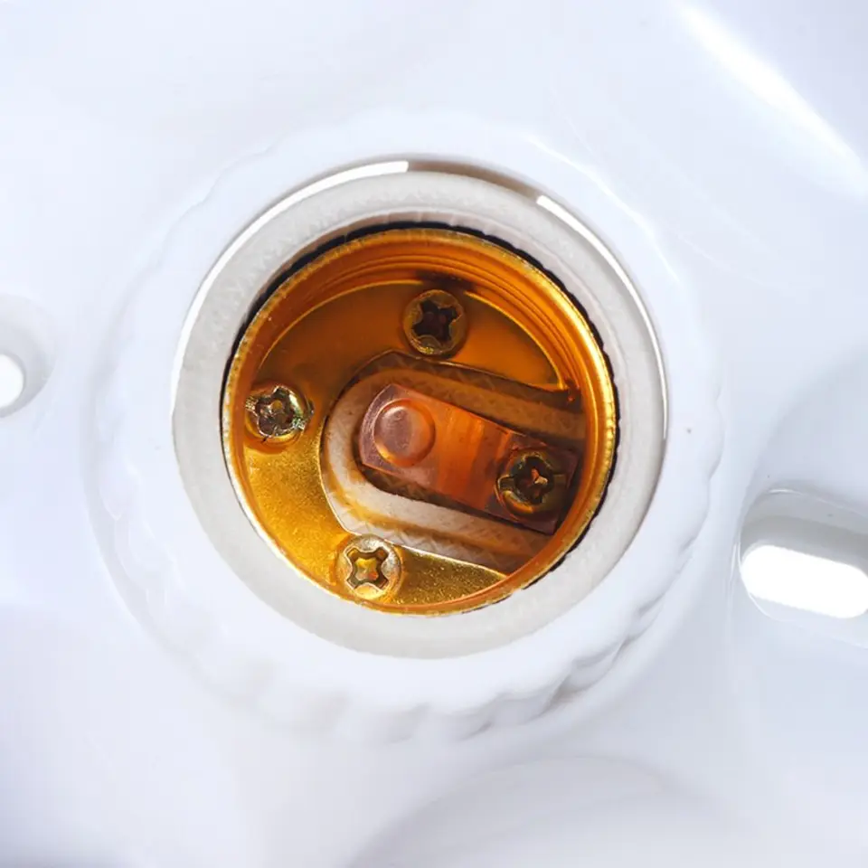 10 Pezzi E27 Base A Vite 1 W LED Lampadina Per Palline Da Golf Lampada A Sfera Per Decorazioni Per Feste 220 V - Bianco Caldo - Foto 6