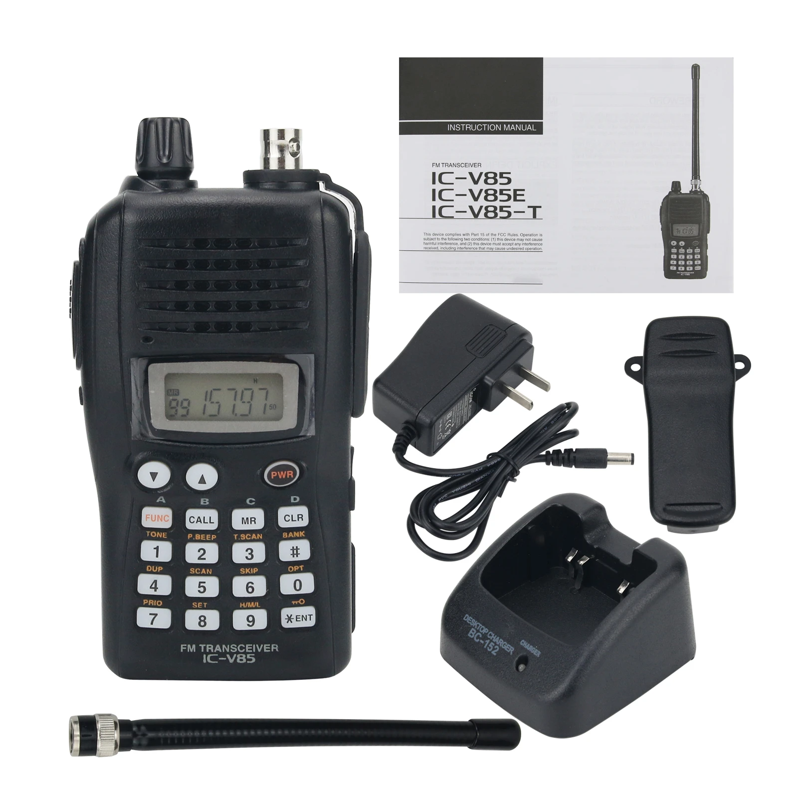 Transceptor FM para ICOM IC V85, walkie talkie VHF, 8W, 10KM, perfecto para  envíos marítimo| | - AliExpress