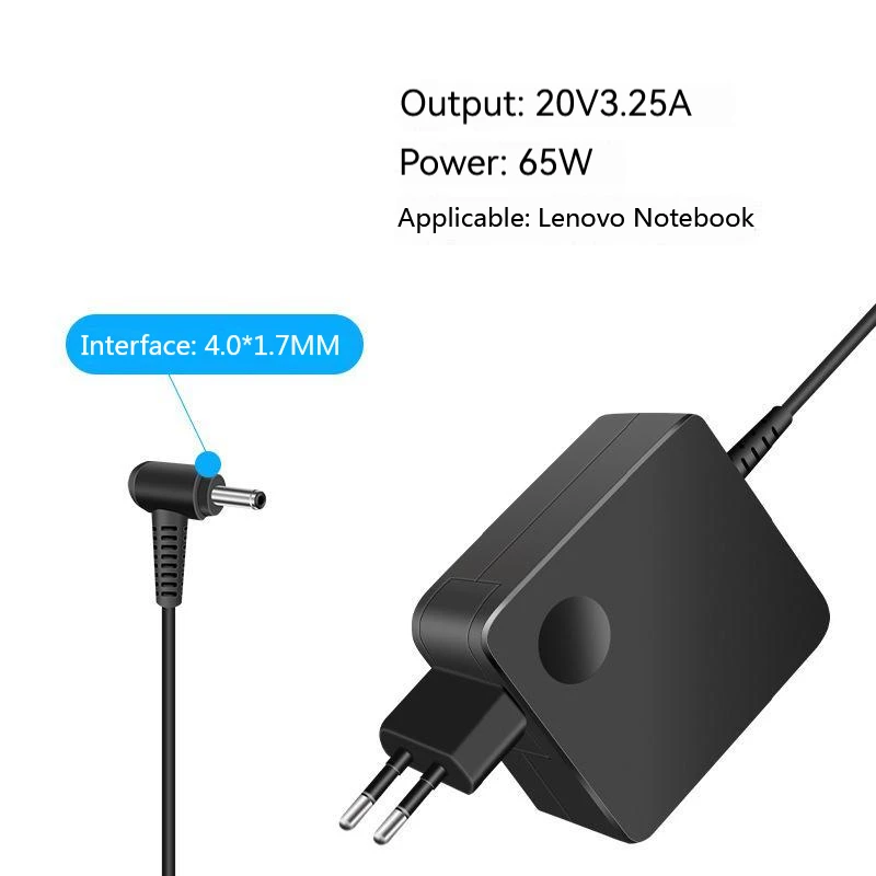20V 3.25A 65 ワットラップトップ AC アダプタ充電器レノボ