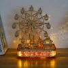ferris wheel 3D Wooden Puzzle, Scale Model,DIY Model Kit, Handcraft Gift,Home Decoration,Mechanical Model Kit, Building Toy 1