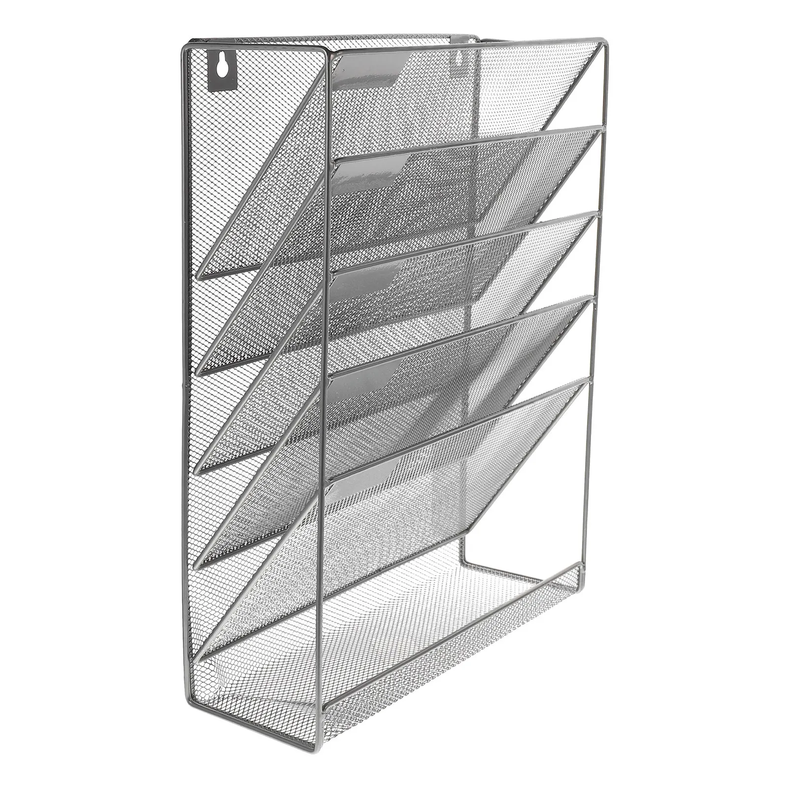 1Pcs 다층 파일 랙 사무실 파일 문서 책을위한 벽걸이 형 주최자 강력한 내마모성 벽걸이 형 스토리지