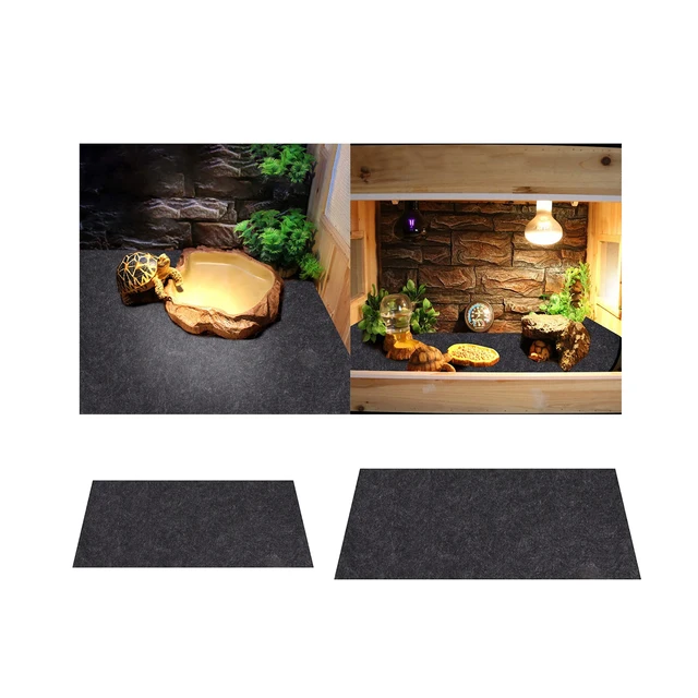 Reptile Carpet Reptile Mat Terrarium Bedding Landscape Pad Reptile Cage Mat Habitat Mat for Iguana Chameleon Snake 1