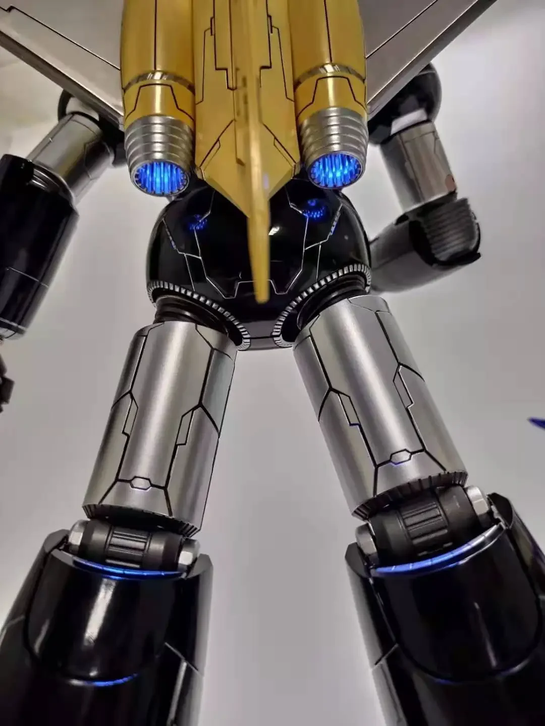 King Arts Mazinger Z 액션 피규어 로봇 장난감, 선물 수집, 재고, 37cm, CR02 CR-02 프라이머리 블랙 컬러