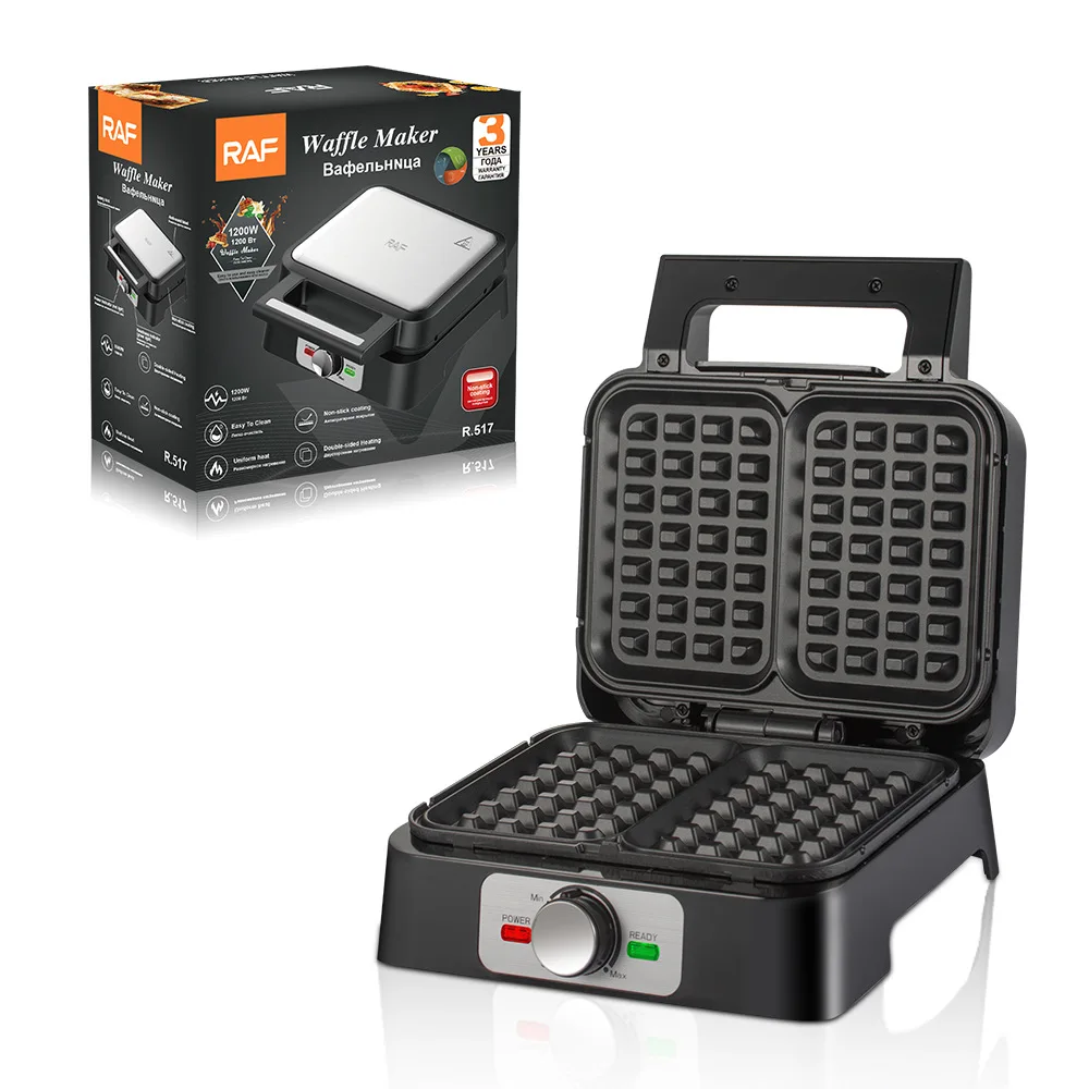 Mini Waffle Maker  Automatic Breakfast Machine Double-Sided Heating Electric Griddle  Lightweight Snack Maker 2