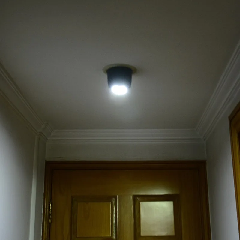 9 램프 구슬 LED 벽 조명 모션 센서 야간 조명 360도 회전 무선 자동 PIR IR 적외선 감지기 보안 WF923