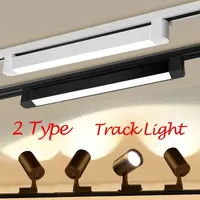 Set Track Light 85-264v Led Magnetic Track Lamp 10W/20W Track Spotlight Lighting Fixture  for Home Decoration Clothing Store 1