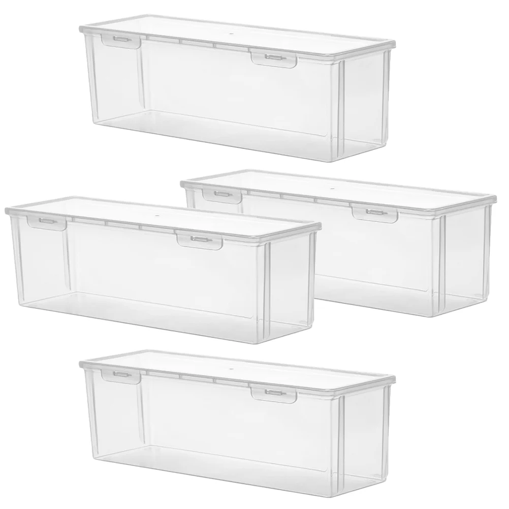 

4pcs Food Storage Box Airtight Cereals Grain Beans Spaghetti Storage Box Storage Containers