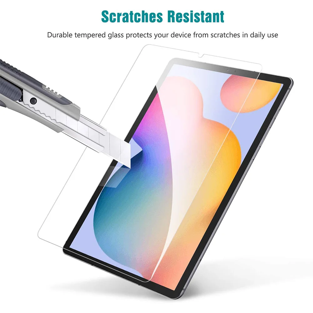 Protetor de Tela de Vidro Temperado Anti Risco Samsung Galaxy Tab s6 Lite Lte Wifi sm P613 P619 P610 P615 10.4 2023 Pcs - Imagem 2