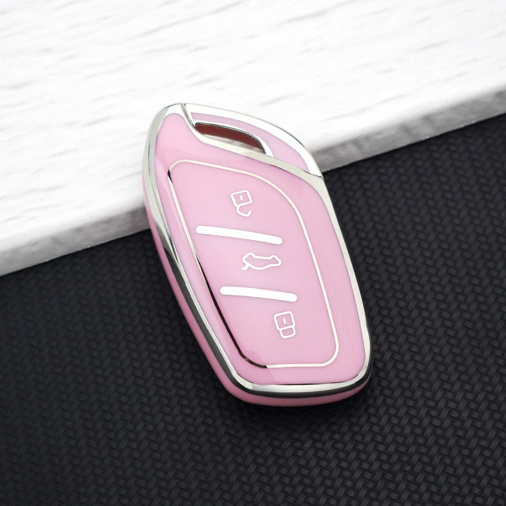 Premium Soft TPU Car Key Case Cover - Universal Car Accessories