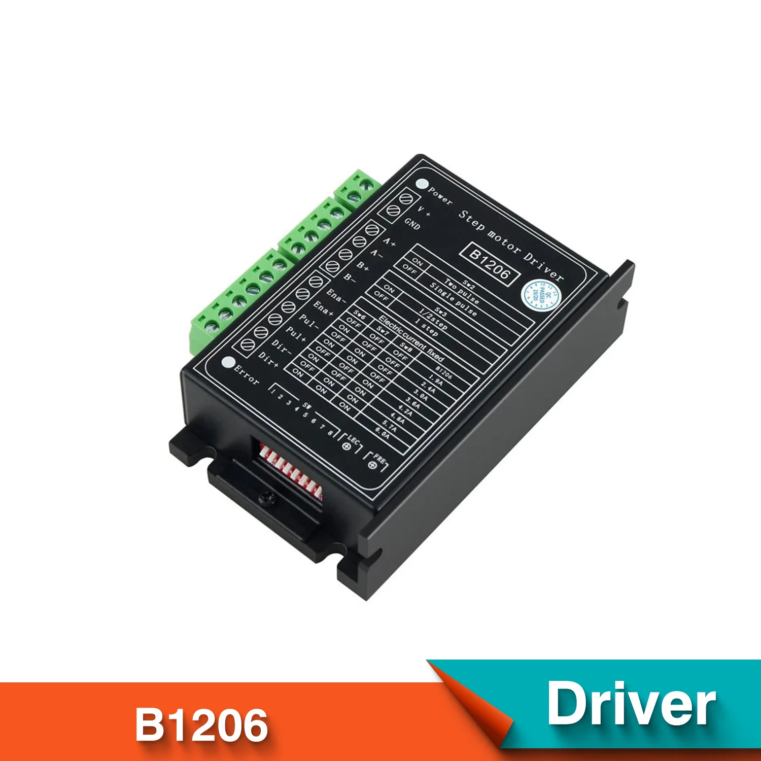 B1206 Stepper / Half Step Driver Two Phase Stepper Motor Driver Supply