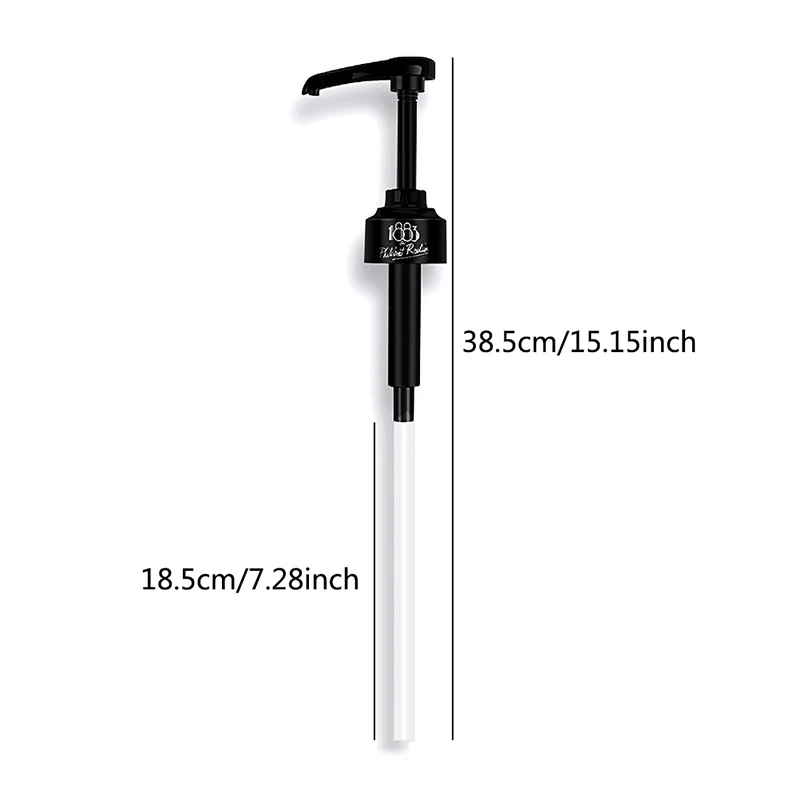 Coffee 1 Liter Dispenser Syrup Pump Black Liquid Dispenser for Monin Syrup 10Ml Juice Bottle Dispenser Pump 6