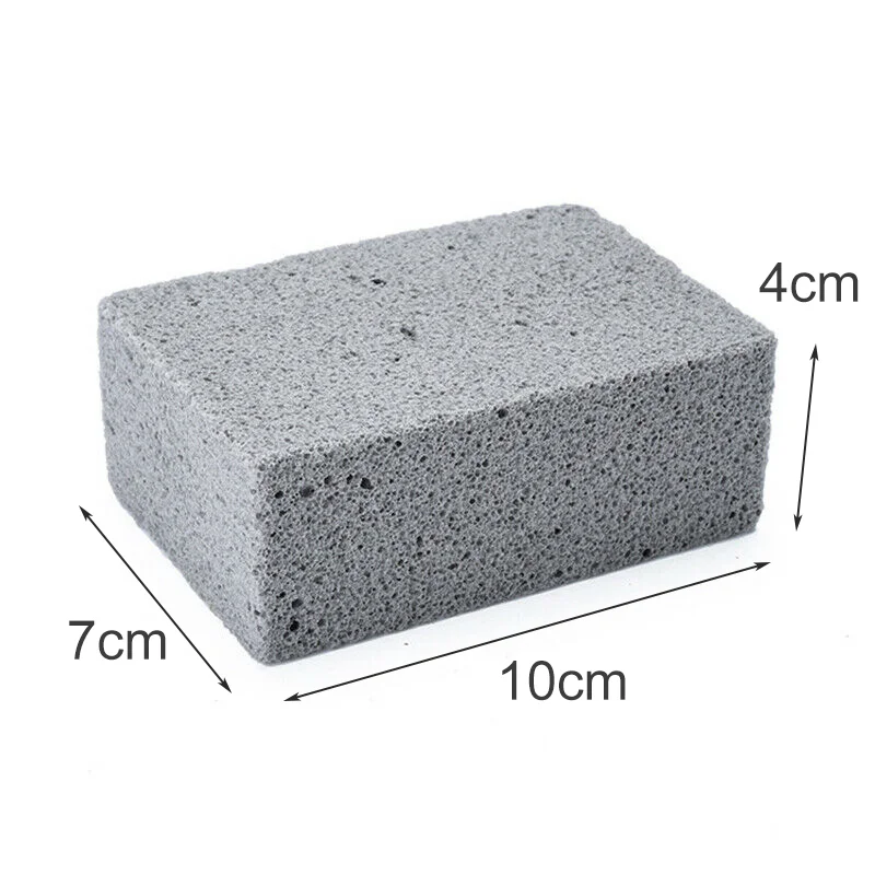 2Pcs Bbq Grill Cleaning Brick Block Barbecue Grill Cleaner Stone Bbq Racks Stains Grease Pumice Brick Kitchen Tools