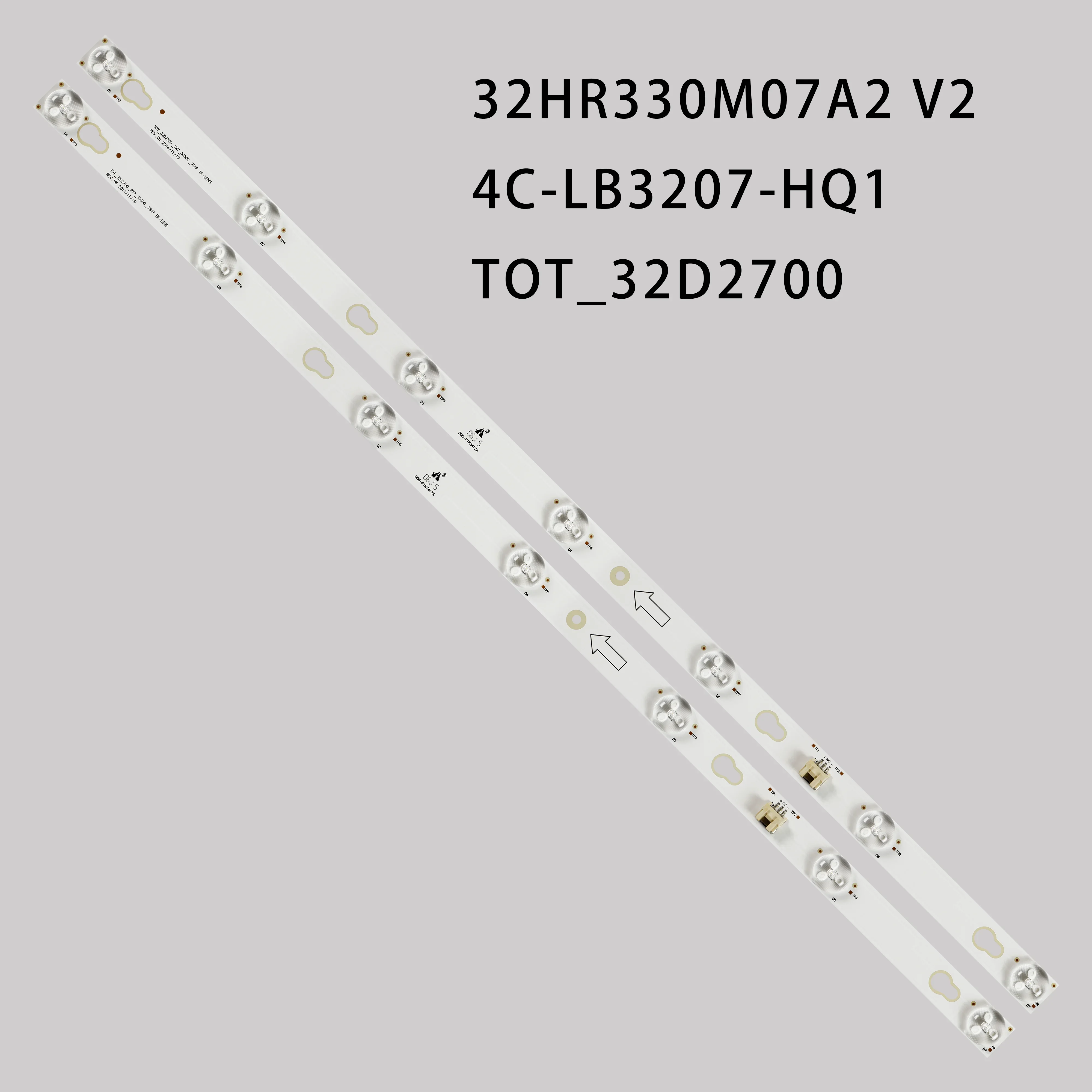 LED Backlight Strip 32HR330M07A2 V2 For 4C-LB3207-HQ1 L32F1680B ...