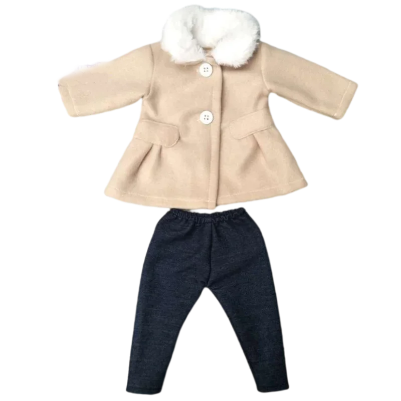 Deluxe Fashion Outfit Set for 18 Dolls - Stylish Jacket and Pants Combo