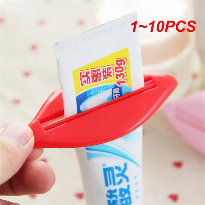 

1~10PCS Presser Bulk Preferred Material Novel Shape Two-color Optional Simple To Use Household Products Toothpaste Squeezer 5.2g