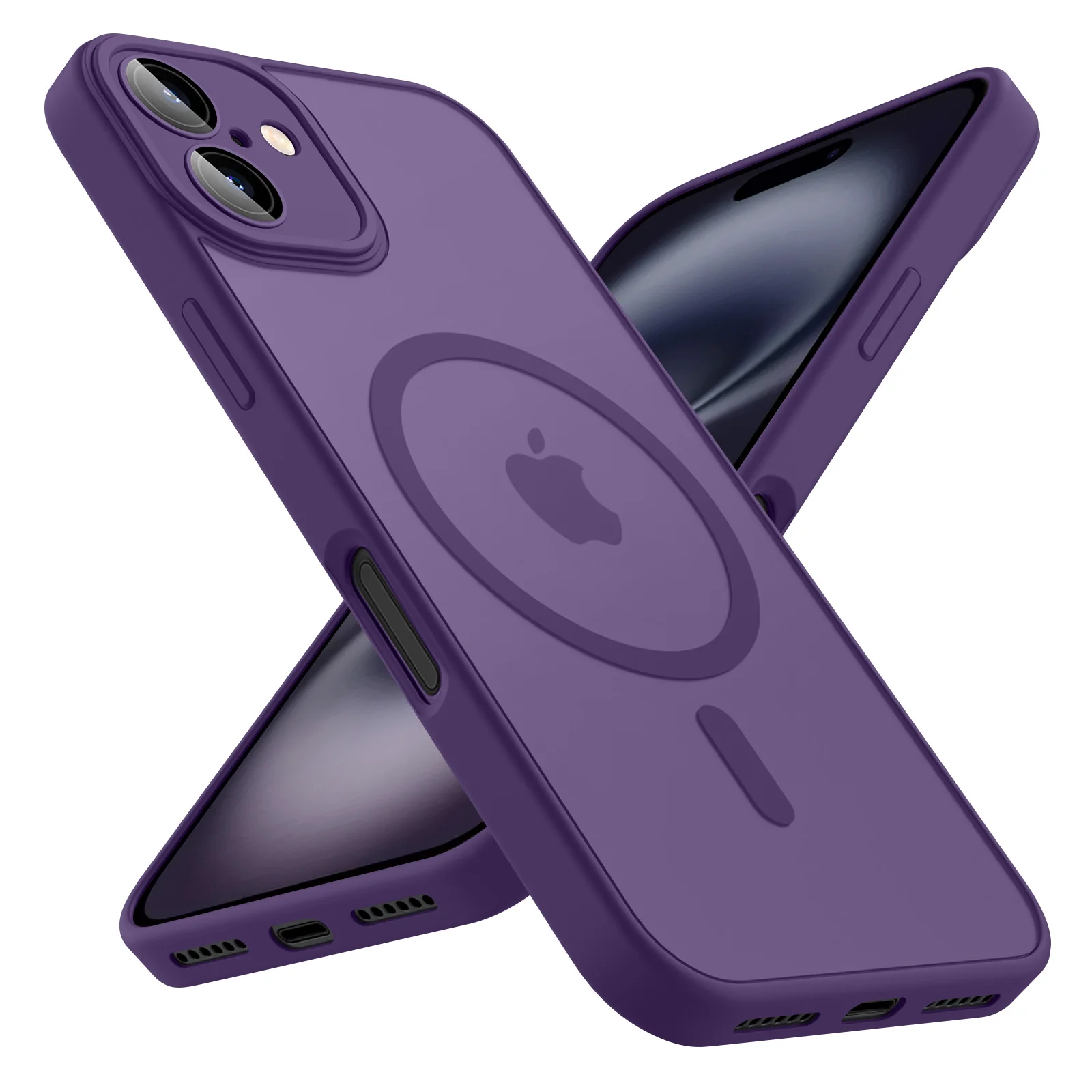 ตัวเลือกสินค้า เคส iPhone 17 16 มือถือ ด้าน ใส แม่เหล็ก Magsafe