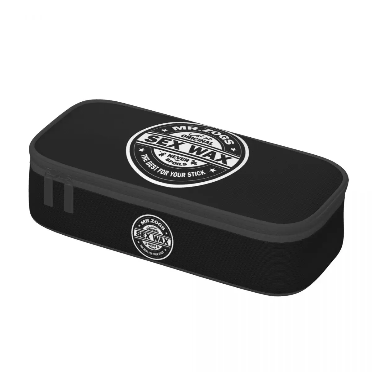 Kawaii Mr Zogs Surfing Sex Wax Pencil Case for Boys Gilrs Surfing Surf Gift Large Capacity Pen Box Bag Stationery