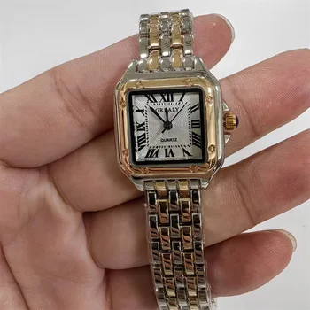 Femmes montre lumière marque de luxe affaires or acier inoxydable dames mode montres à Quartz femme horloge Bracelet montre-Bracelet 1