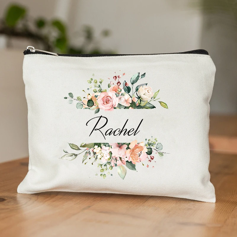 Name Cosmetic Case Personalized Makeup Bag Women Toiletry Bag makeup organizer,cosmetic bag,cosmetic storage bag,toiletry bag,makeup bag,cosmetic case