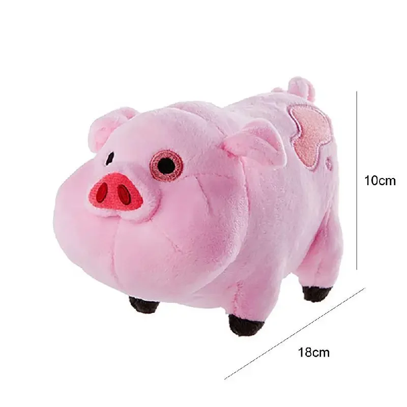 18cm Disney Anime Movie Gravity Falls Figures Waddles Pig Cartoon Stuffed Animals Plush Doll Toy for Kid Girl New Year Xmas Gift