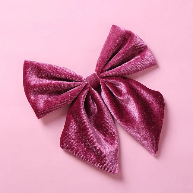 Fashion Hairgrips Big Large Bow Hairpin Women Girls Hair Clips Trendy Hairpin Casual Hair Clip Cute Ribbon Bow Velvet Headwear 23