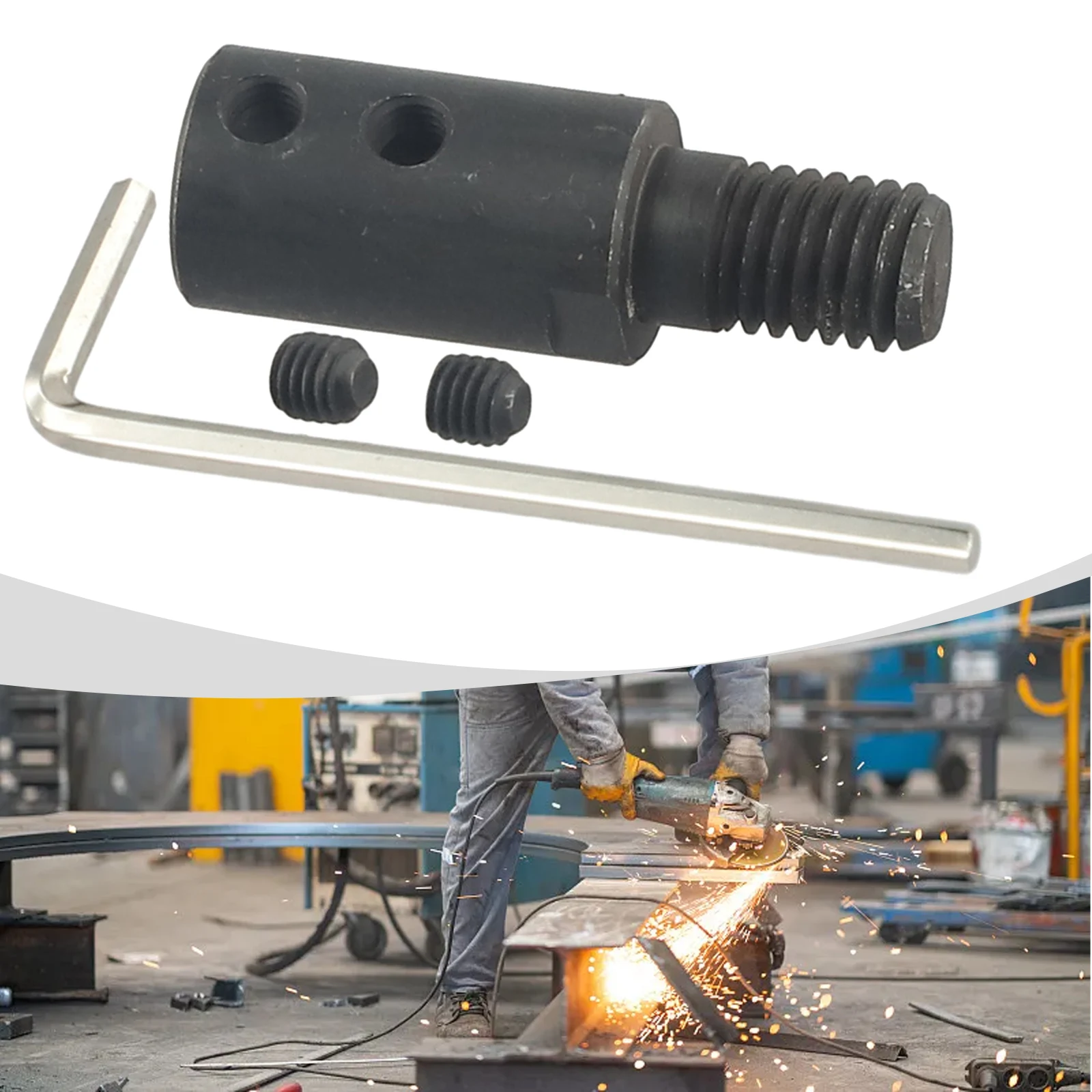 Connecting Shaft M10 For Bushing Saw Blade Connection Joints Power Tool Accessories And Parts Replacement Steel