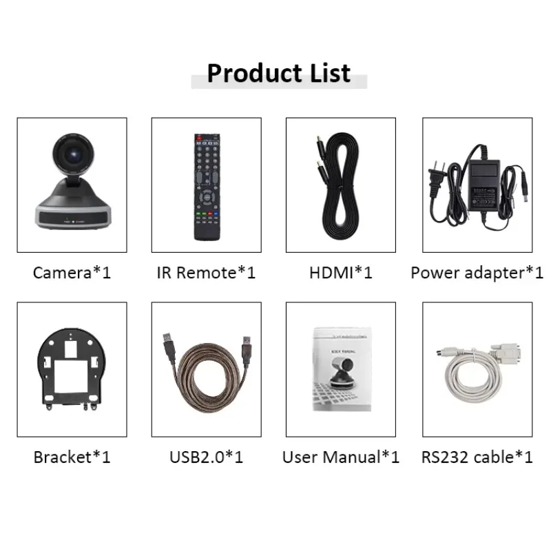USB 3.0 슈퍼 9월 원격의료 장치 라이브 스트리밍 RTMP 카메라 12배 줌 IP PTZ 화상 회의 카메라
