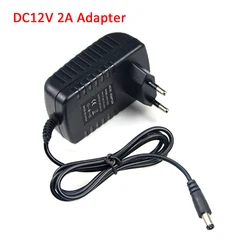 Universal AC/DC Power Adapter 110V - 220V to 12V Electronic Power Converter - EU Plug (12V 2A)