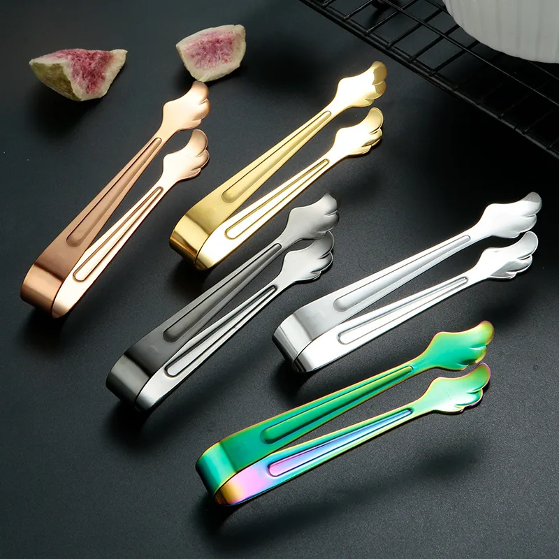 Stainless Steel Cube Sugar Cube Holder Stainless Steel Sugar Tong Hotel Bar Ice-Cube Picker Coffee Tea Food Serving Tool