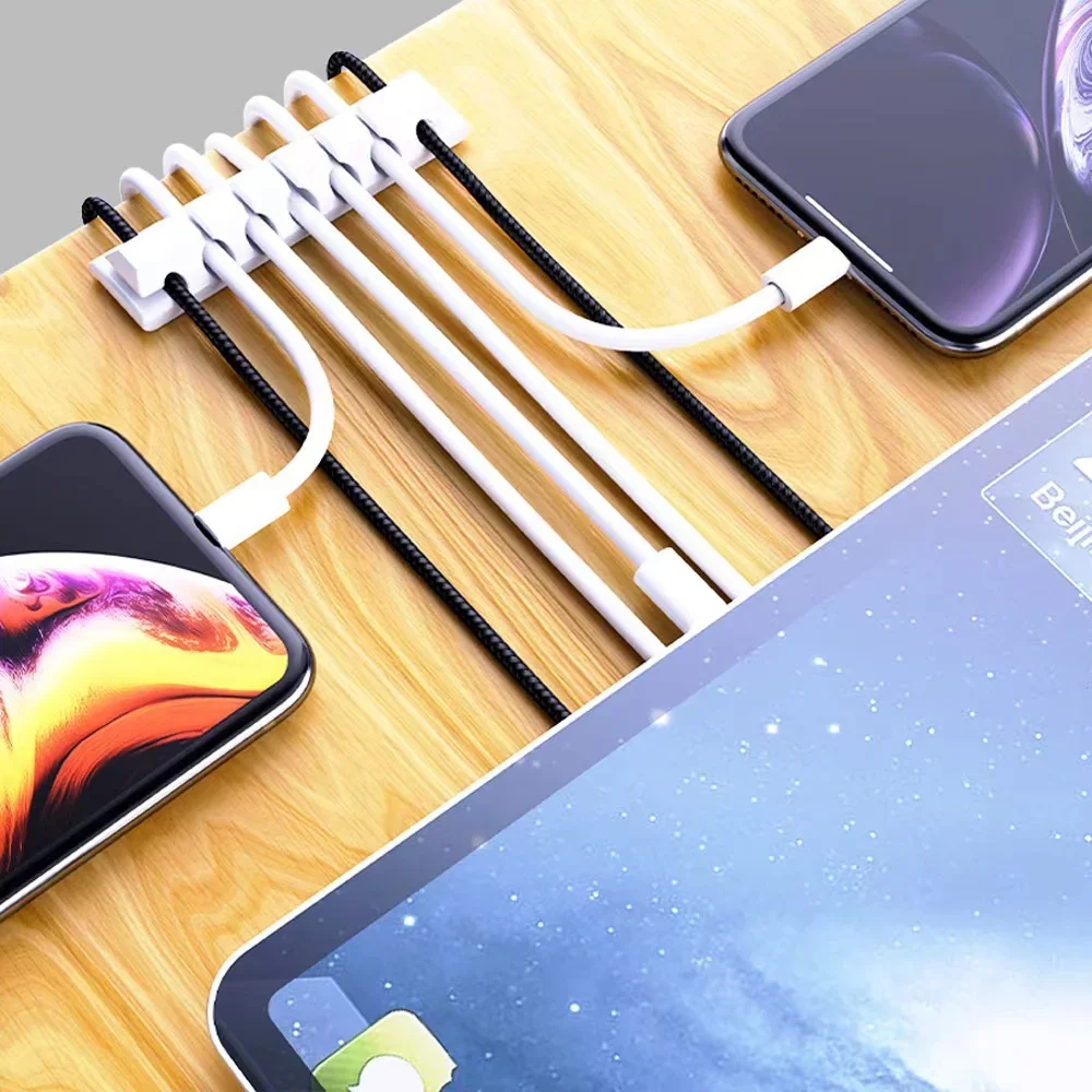 Silicone Cable Organizer Clips