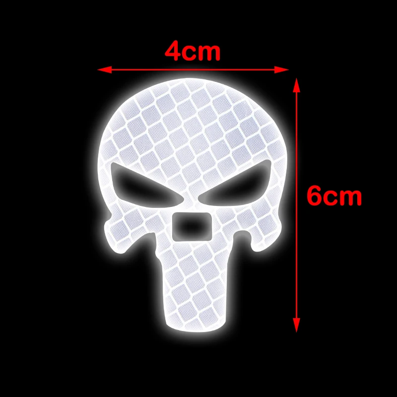 1PCS PUNISHER Skull Film Classic Car Stickers Motorcycle Decals Car Accessories Car Wrap Car Decals Mustang Accessories